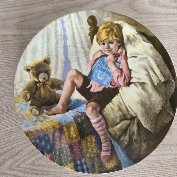 Vintage RECO 1984 Diddle Diddle Dumpling Limited Edition Collector Plate #8199 - Picture 1 of 5